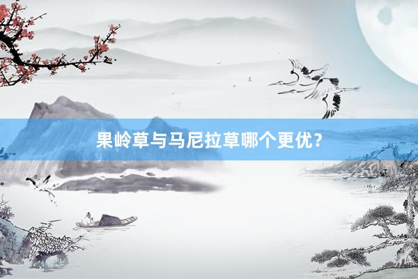 果岭草与马尼拉草哪个更优？